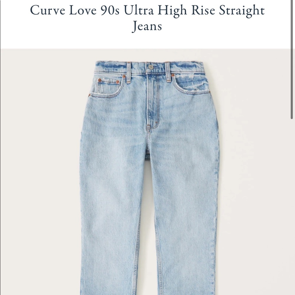 Abercrombie 90s straight jeans